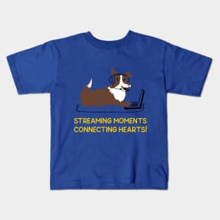 Live streamers connect people and hearts Kids T-Shirt